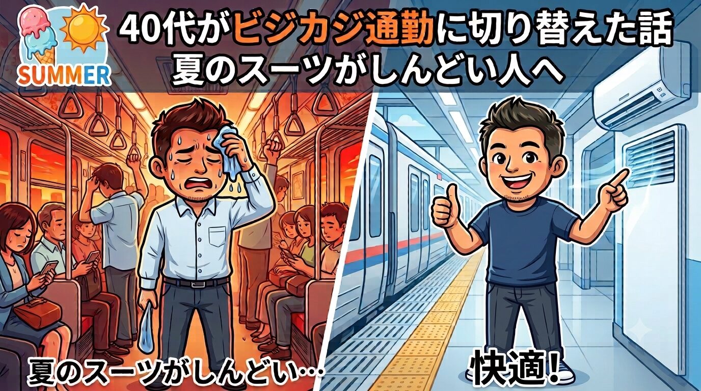ビジネスカジュアルに変えた話